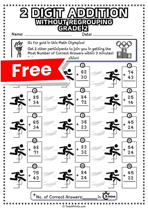 digit addition  regrouping worksheets teach prints