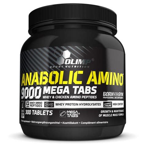 Olimp Anabolic Amino 9000 Mega Tabs 300 таблеток Аминокислоты купить в ...
