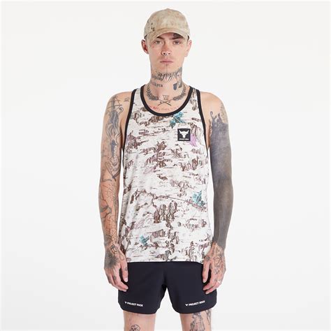 Vests Under Armour Project Rock Camo Graphic Track Top Silt/ Black