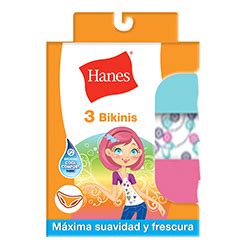 Hanes Pantaleta Bikini Niña Rappi