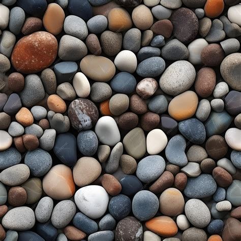 Premium AI Image | Pebbles Texture