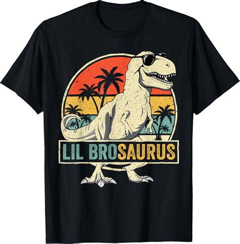 Amazon.com: lil Brosaurus T Rex Dinosaur lil Bro Saurus Family Matching