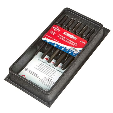 Mayhew Pneumatics Pneumatic Sets Roll Pin Punch 5 Pc Roll Pin