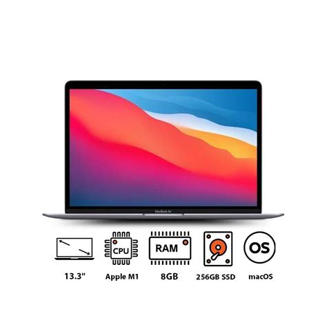 Apple Macbook Air Mgn63ae A Laptop 13 3 Inch Apple M1 Chip 256gb Ssd 8gb Ram M1 Gpu 7 Cores