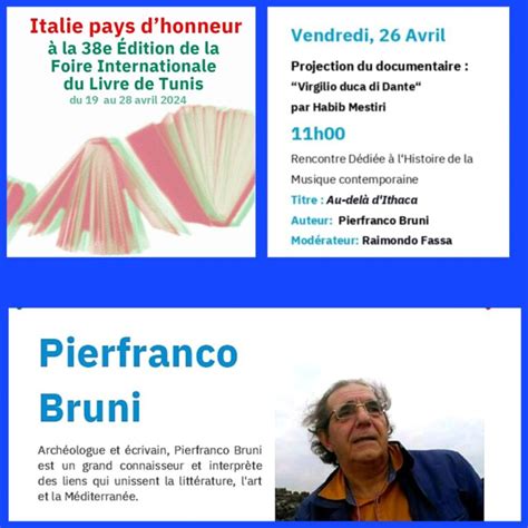 Pierfranco Bruni e il suo Mediterraneo sarà ospite d onore alla Fiera