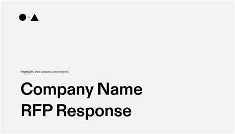 Ai Powered Rfp Response Template Tome