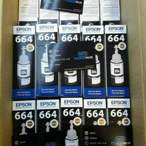 jual tinta printer original epson   blackhitam