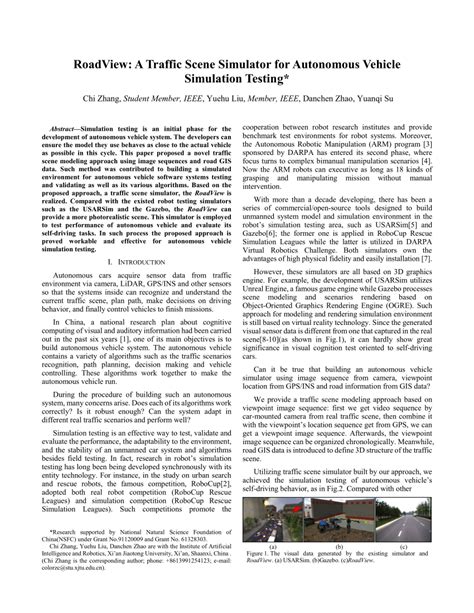 (PDF) RoadView: A Traffic Scene Simulator for Autonomous Vehicle ...