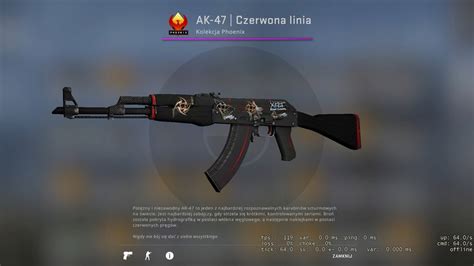 Ak Redline Czerwona Linia Csgo Skin Naklejki