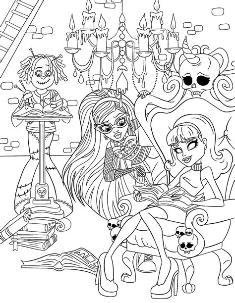 Desenhos Da Monster High Para Colorir - 9