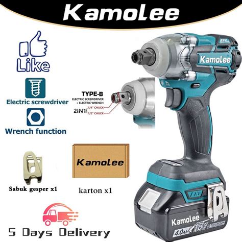 Kamolee Electric Wrench DTW285 Brushless Cordless 520 N.m Suitable For ...