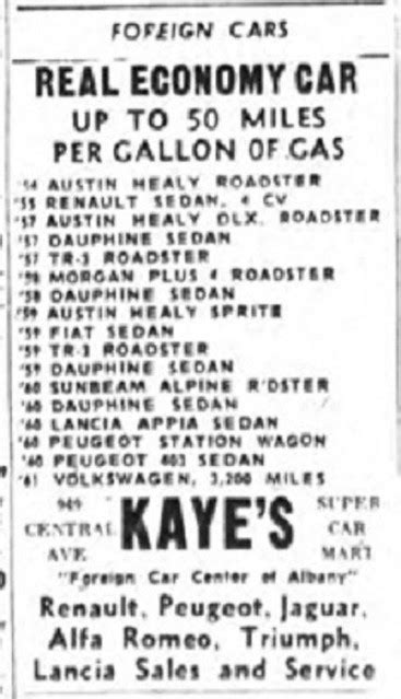 Kaye S Imported Car Dealer Albany Ny S Albanygroup Archive Flickr