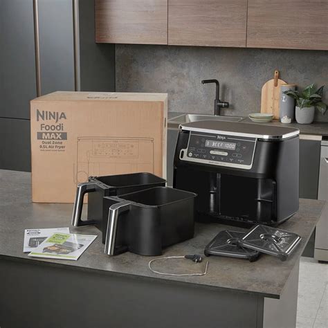 Ninja Foodi Max 2470w Dual Zone Air Fryer Black Af451uk 622356258395 Ebay