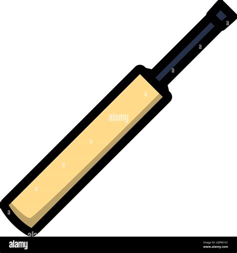 Cricket Bat Icon Stock Vector Image Art Alamy