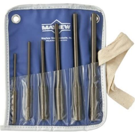 Mayhew Roll Pin Pilot Punch Set