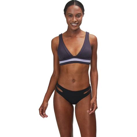 Seafolly Amulet V Neck Banded Over The Shoulder Bikini Top Women S Clothing