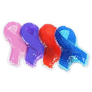 Imprint Ca Shaped Mini Aqua Pearls Hot Cold Pack Ribbon C Rb
