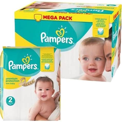 Pampers maxi mega pack 480 couches bébé Taille 2 new baby Cdiscount