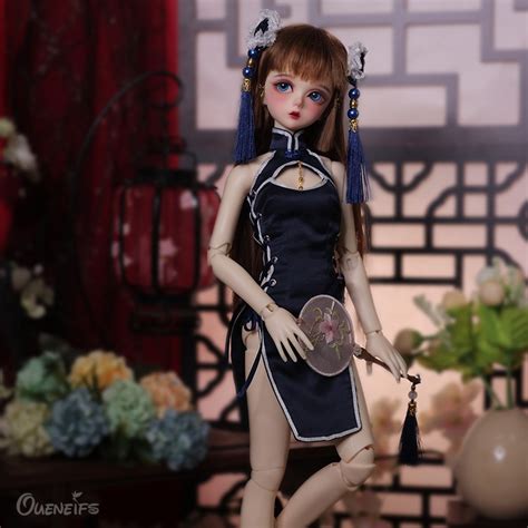 Vivian BJD Doll 1 4 ShugaFairy Shiori Body Smart Girl Chinese Blue