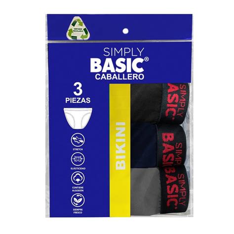 Bikini Simply Basic Talla G Clasico Multicolor Piezas Bodega Aurrera Despensa A Tu Casa