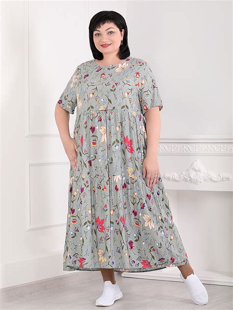 Платье свободное длинное летнее — купить недорого оптом и в розницу в ...