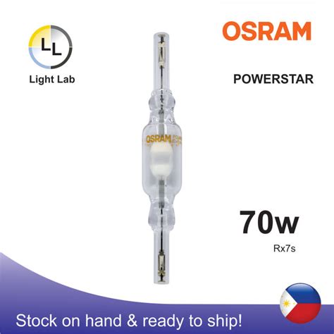 OSRAM Powerstar HQI TS RX7s 70w Double Ended Metal Halide Neutral White