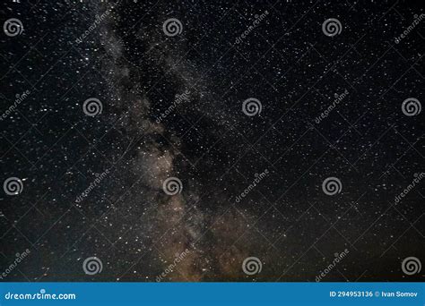 Milky Way in the Night Sky stock photo. Image of interstellar - 294953136