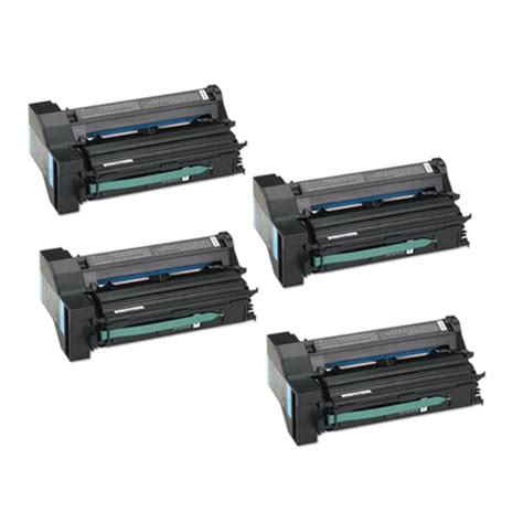 Lexmark X782 Toner Cartridge Set Oem Black Cyan Magenta Yellow