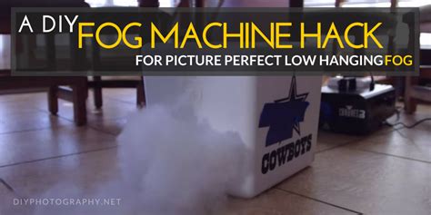 Use This Quick Fog Machine Hack For Perfect Low Hanging Fog To Use On Your Photo Set