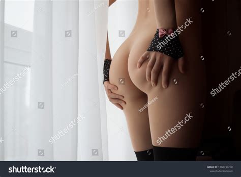 Sensual Nude Woman Lingerie Stockings On Stock Photo Edit Now