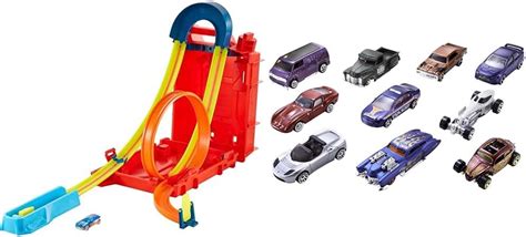 Amazon Hot Wheels Track Builder Unlimited Playset Fuel Can Stunt Box Component Parts