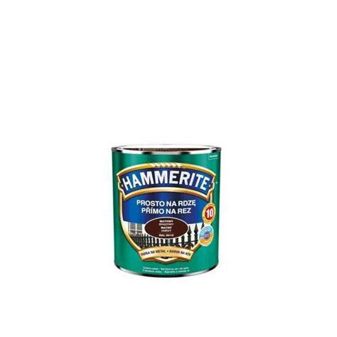 Hammerite Přímo na rez, matný hnědý 0,25 l