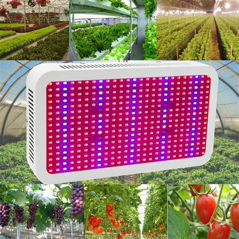 Full Spectrum Led Grow Light W Led Growing Lamp Red Blue Ir Uv