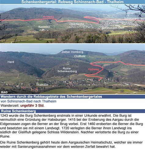 Raonline Schweiz Wandern Im Aargau Region Gislifluh Rebbaugebiet