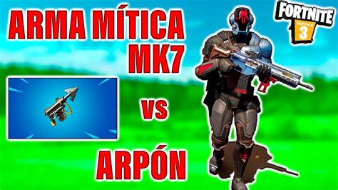 Arp N Vs Arma M Tica Del Boss M S Fuerte De Fortnite La Roca