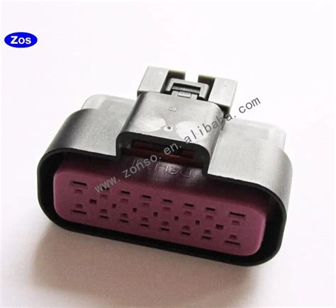 16pin Delphi Female Pa66 Gf30 Auto Sealed Connector View 16pin Female