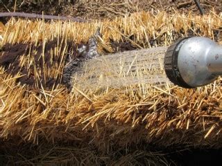 straw bale garden part iii adding fertilizer root simple