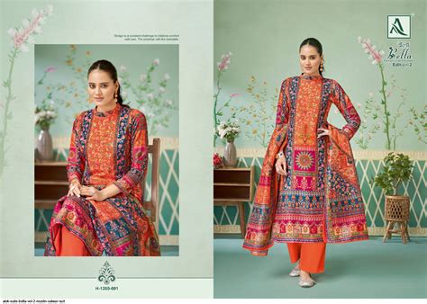 ALOK SUITS BELLA VOL 2 MUSLIN SALWAR SUIT