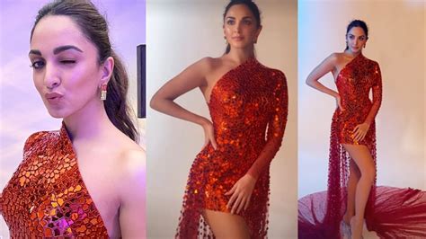 Kiara Advani Is All Things Hot And Spicy In Red Mini Dress With Floor Length Train See Viral Pics