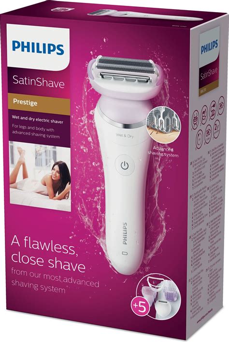 Philips SatinShave Prestige Rasoir électrique peau sèche et humide avec