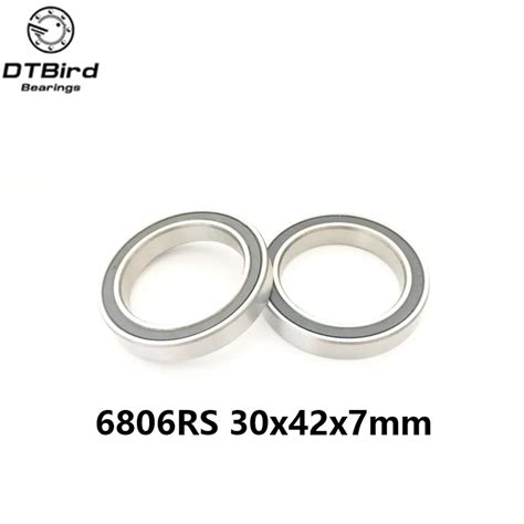 Thin 6806 2RS Ball Bearings 6806 RS 30x42x7mm 10pcs-in Shafts from Home ...
