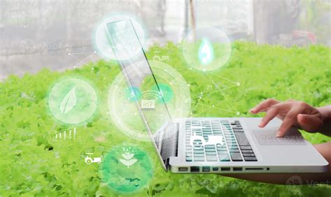 Smart Farm System That Uses Clean Energy 17652258 Stock Photo At Vecteezy