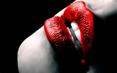 Wallpaper 1920x1200 Px Bibir Merah Sensual 1920x1200 Goodfon