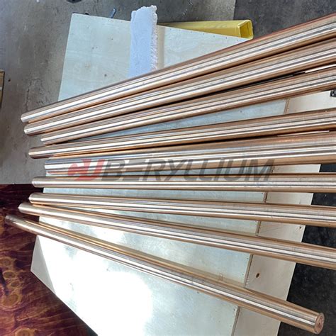 Beryllium Copper Rods M25 C17300 Cube2Pb For Electrical Industry