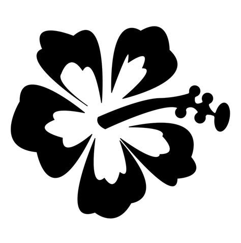 Hibiscus Flower Svg Etsy