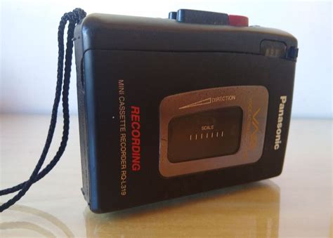 gravador mini cassette panasonic rq  item de musica panasonic