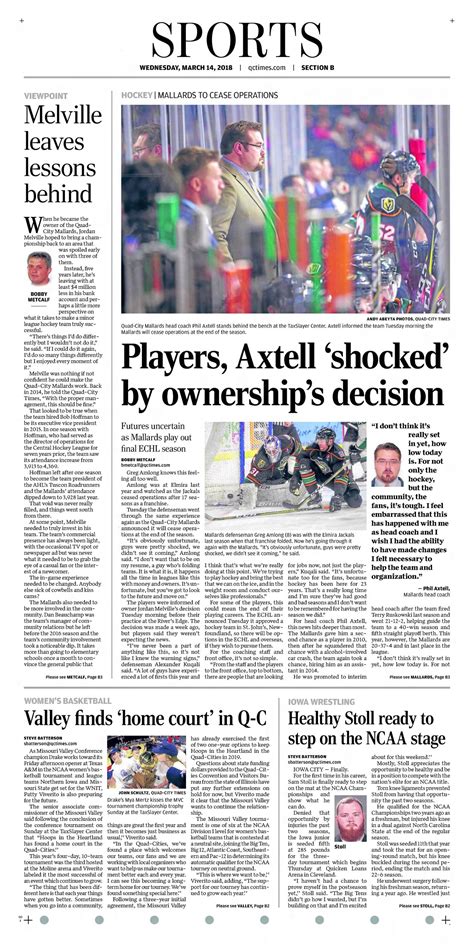 Digital first shifts will change Rock Island Argus and Dispatch