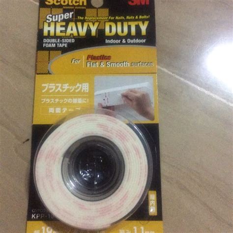 M Scotch Super Heavy Duty Double Sided Foam Tape Hobbies Toys