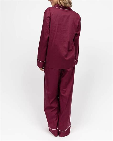 Hotel Pyjama Set Oxblood TKD Lingerie