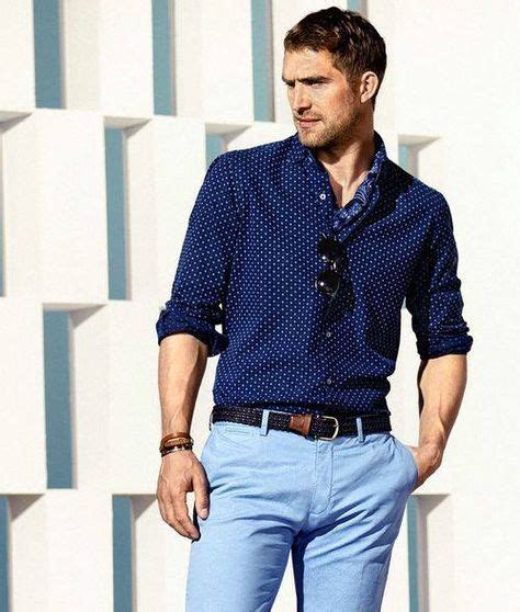 Pin By Carlos Gomez On Style In 2019 Pantalon Azul Hombre Camisa Azul Hombre Ropa Formal Hombre